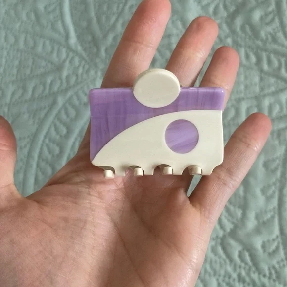 Yin yang hair clip - Picture 2 of 10